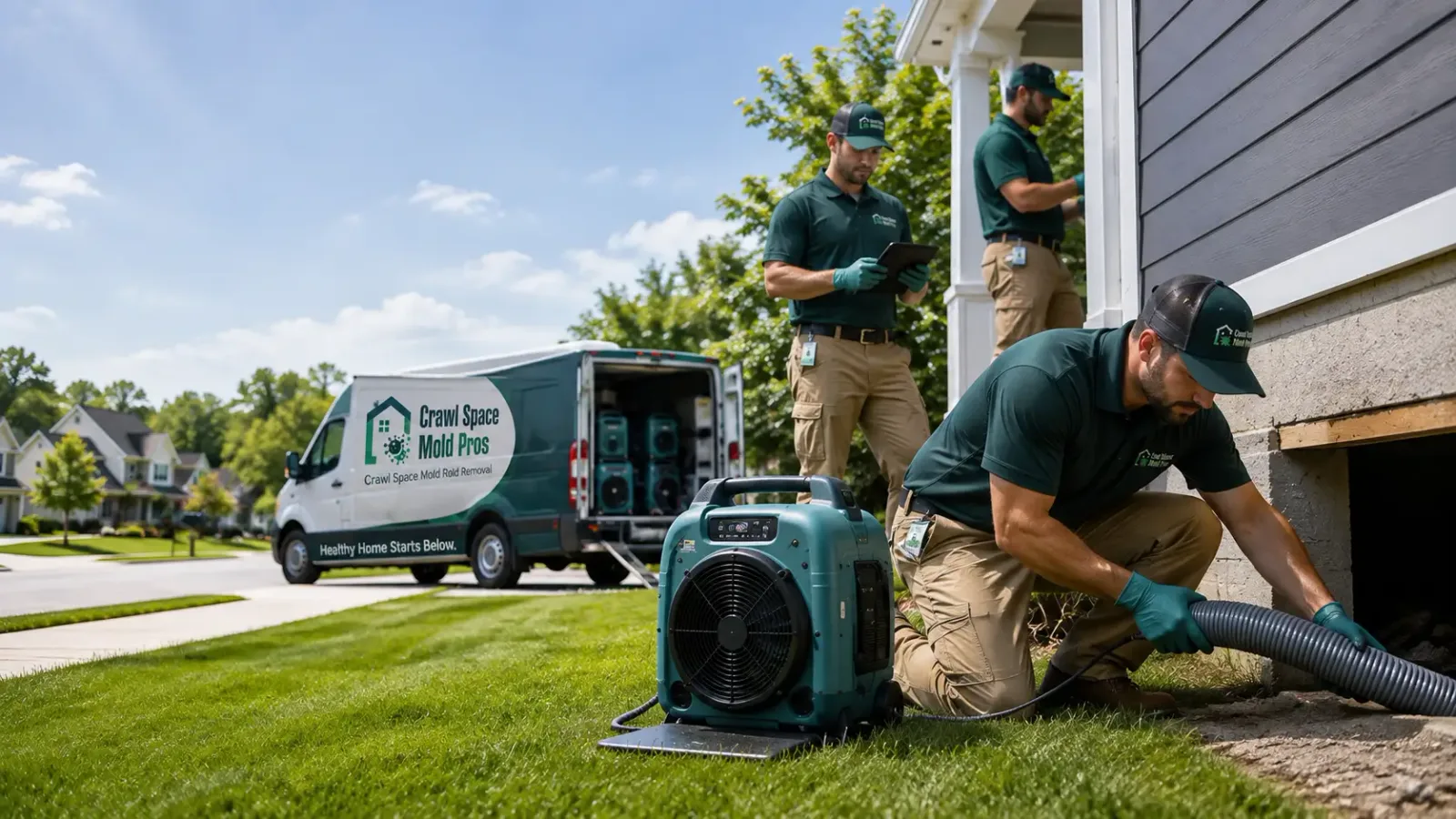 Crawl Space Mold Removal in Westerville, OH
